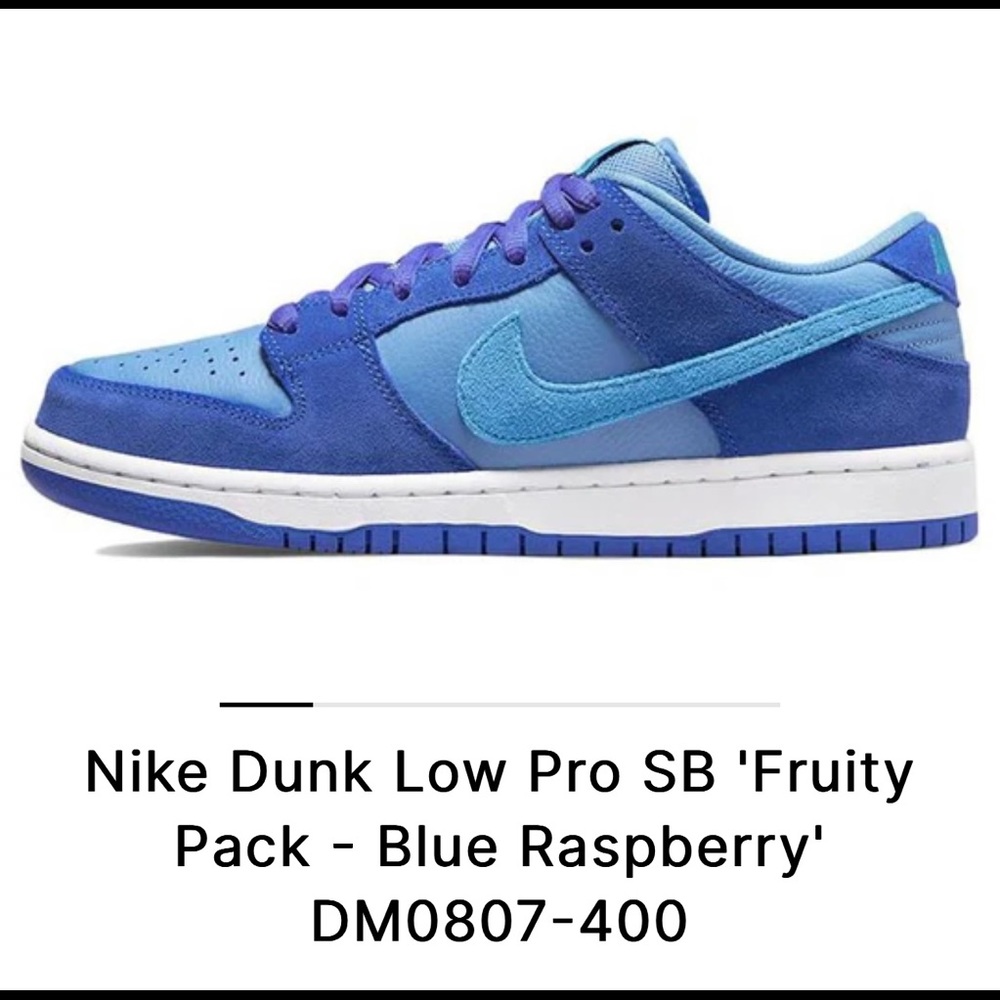 Nike SB Dunk Low Pro- Blue Raspberry